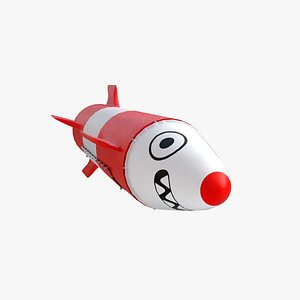 cartoon missile model
