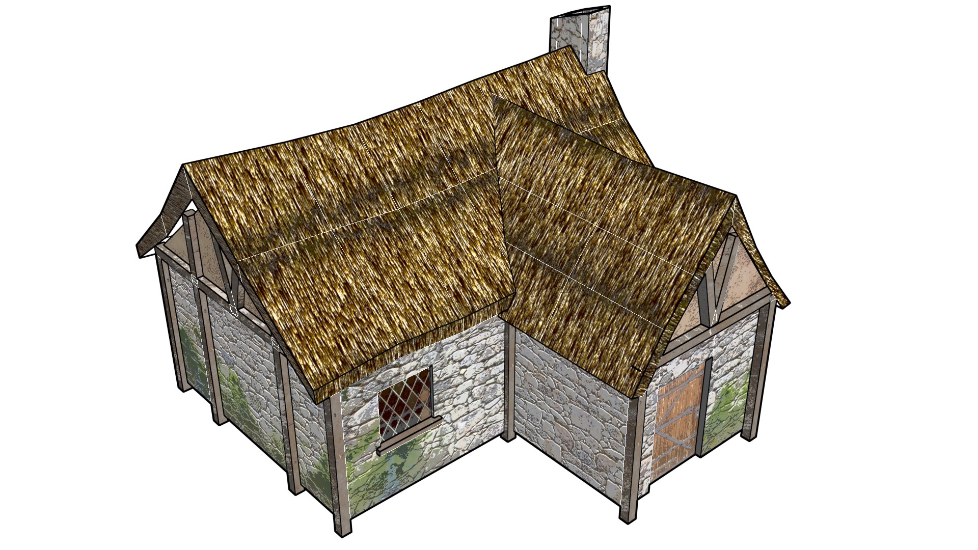 Casa Medieval Simples, creation #8507