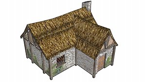 Pacote de construção medieval de Minecraft Modelo 3D $10 - .blend .obj .fbx  .dae - Free3D