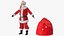 Santa Claus with a Bag