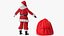 Santa Claus with a Bag