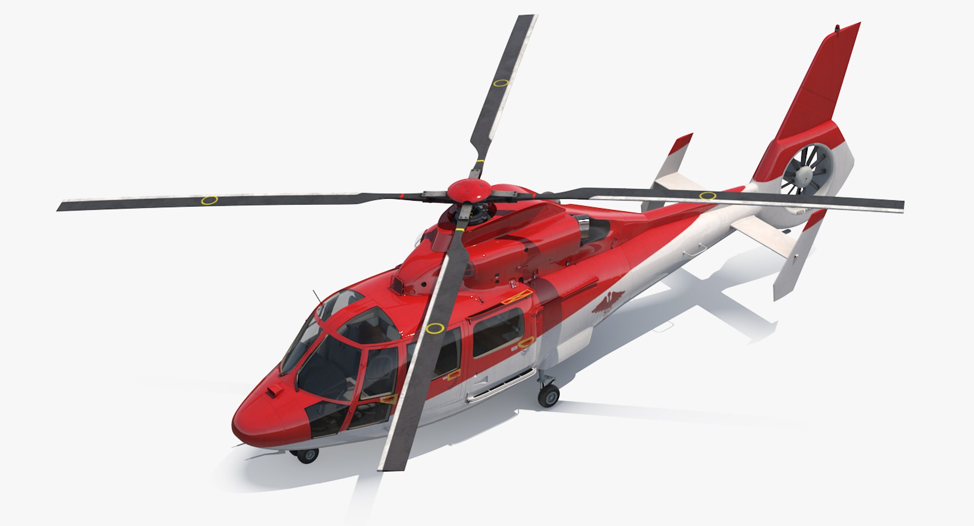 Helicopter emergency medical eurocopter 3D model - TurboSquid 1187156