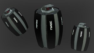3d model of bubble shield grenade