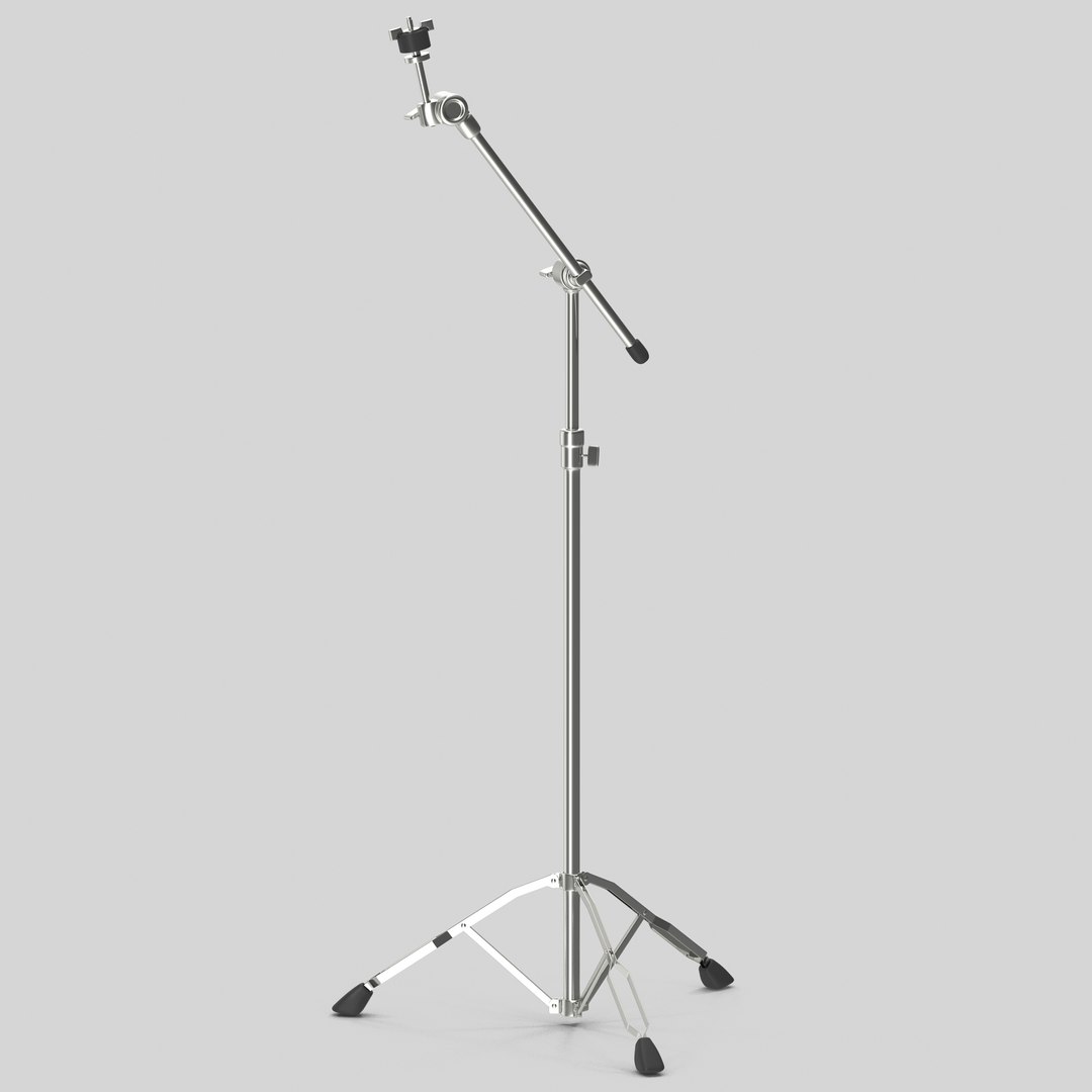 Cymbal Stand 3D model preview