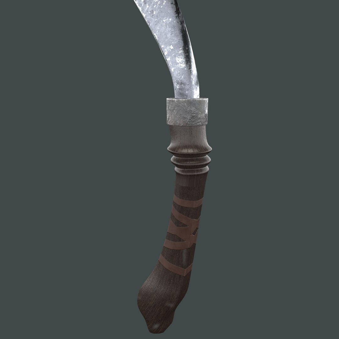 3D model bisento blade weapon edward - TurboSquid 1191006