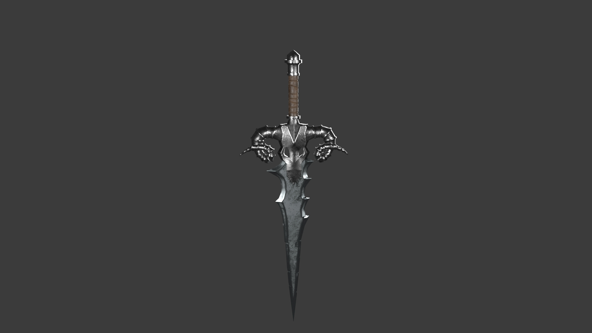 Triple Dark Blade - Download Free 3D model by korbenhall (@korbenhall)  [481dd93]