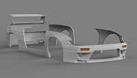 Pandem V3 S13 Silvia Full Bodykit