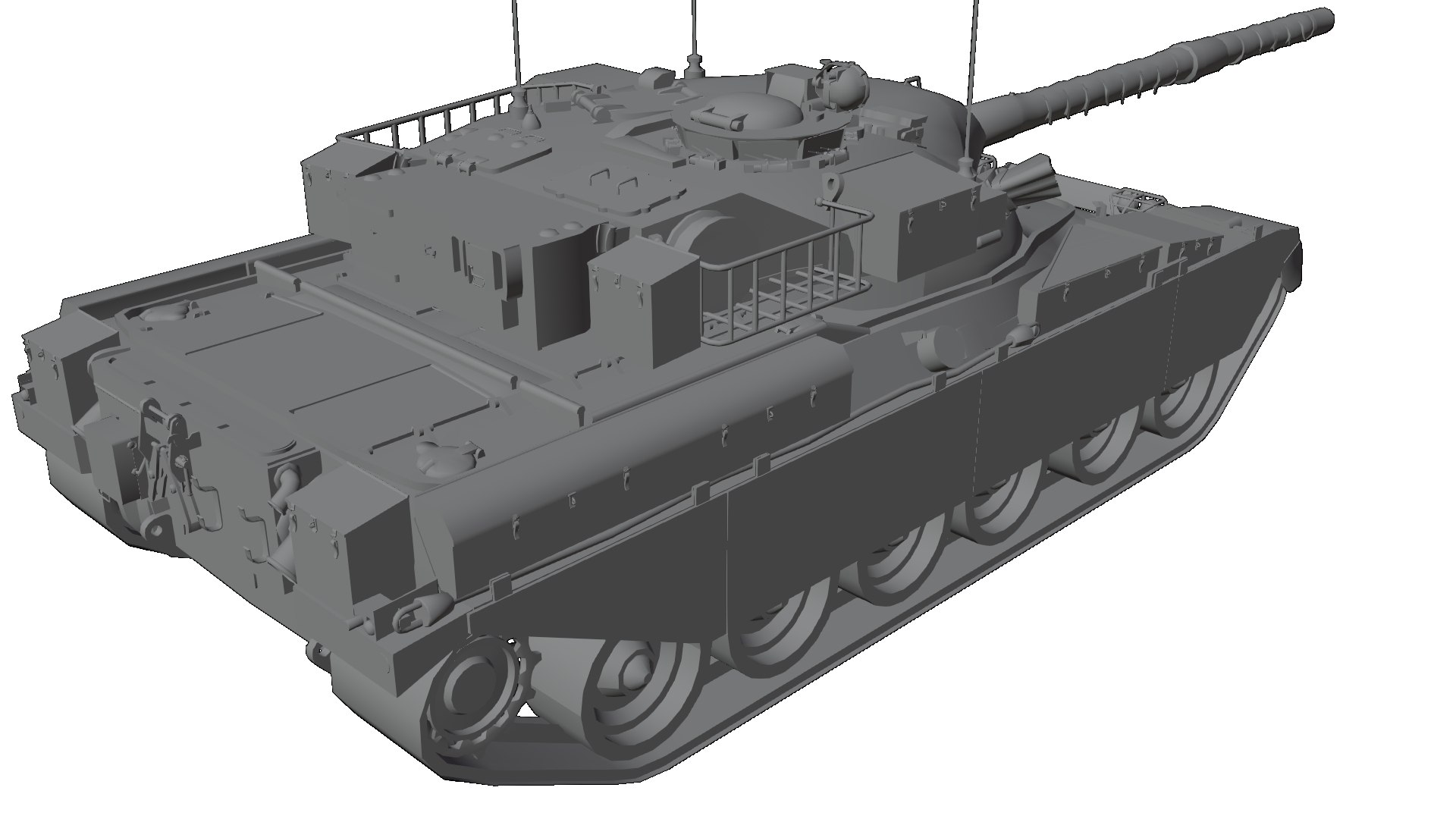 Chieftain MK6 3D Model - TurboSquid 1851482