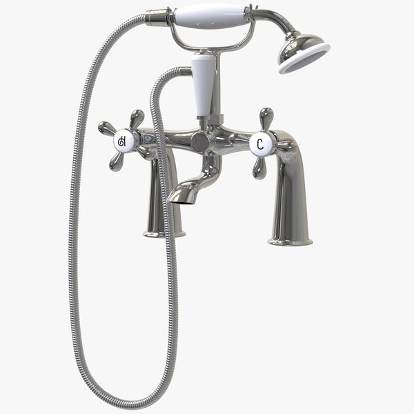 3D retro shower faucet