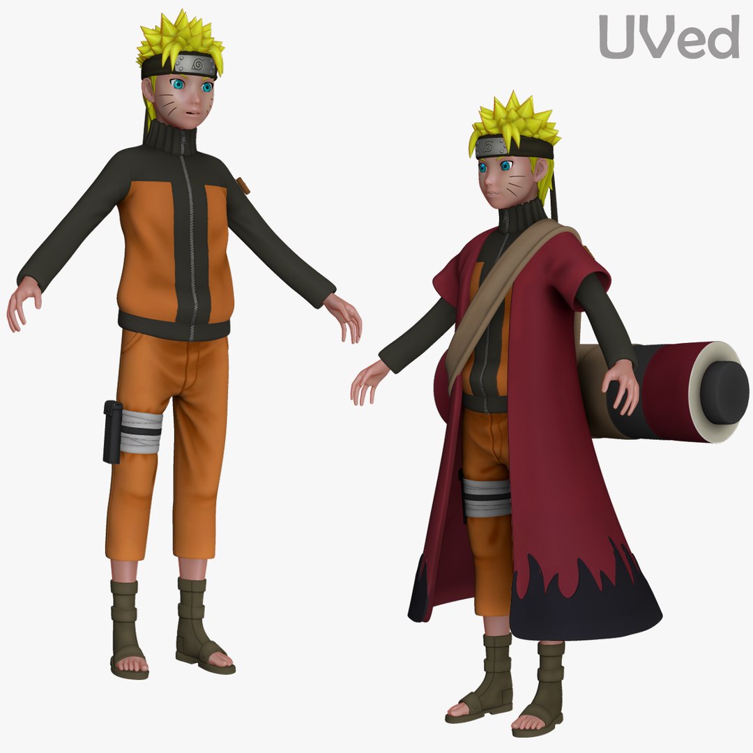 3d Naruto Shippuden Sage Uved Model
