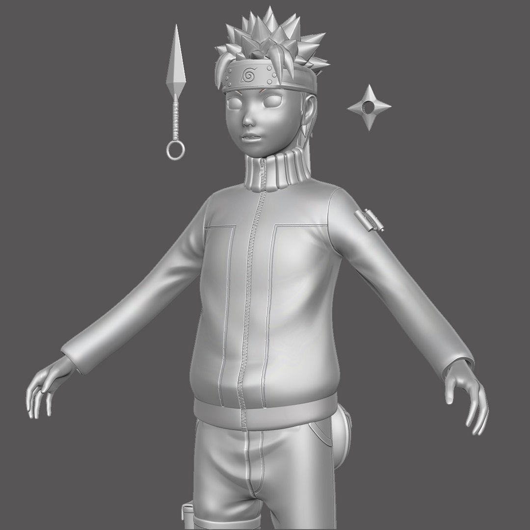 3d Naruto Shippuden Sage Uved Model