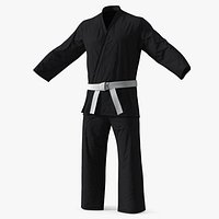 Karate Uniform with White Belt