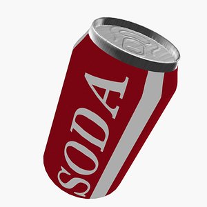 soda beverage 3D model
