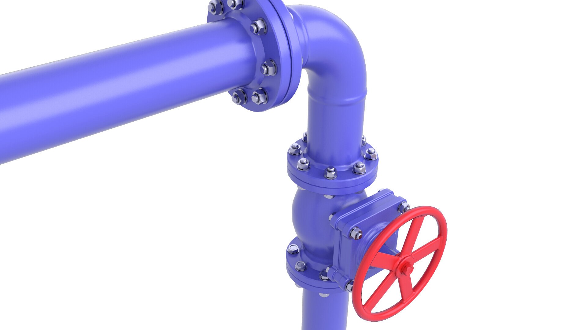 3D Model Industrial Refinery Pipe 47 - TurboSquid 2257220