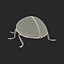3d model ladybug bug lady
