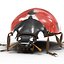 3d model ladybug bug lady