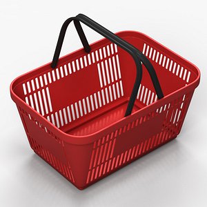 3dsmax plastic shopping basket