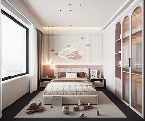 Modern children room model