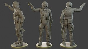CzechSlovak Police Tactical Unit CPTU1 006 model