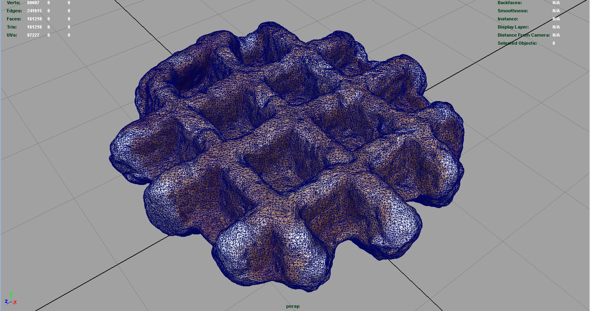 3d Waffle 8k Model
