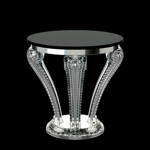 3D lalique marsan crystal pedestal