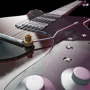 3D Guitar Red Special Brian May