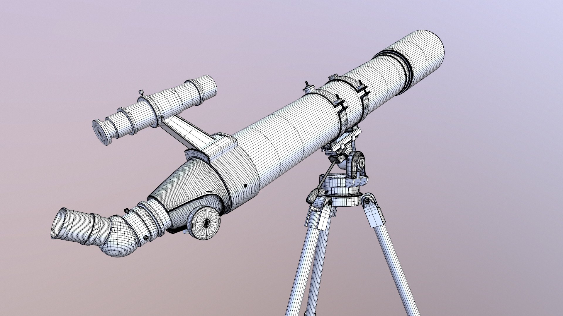 3D Telescope Model - TurboSquid 2296038