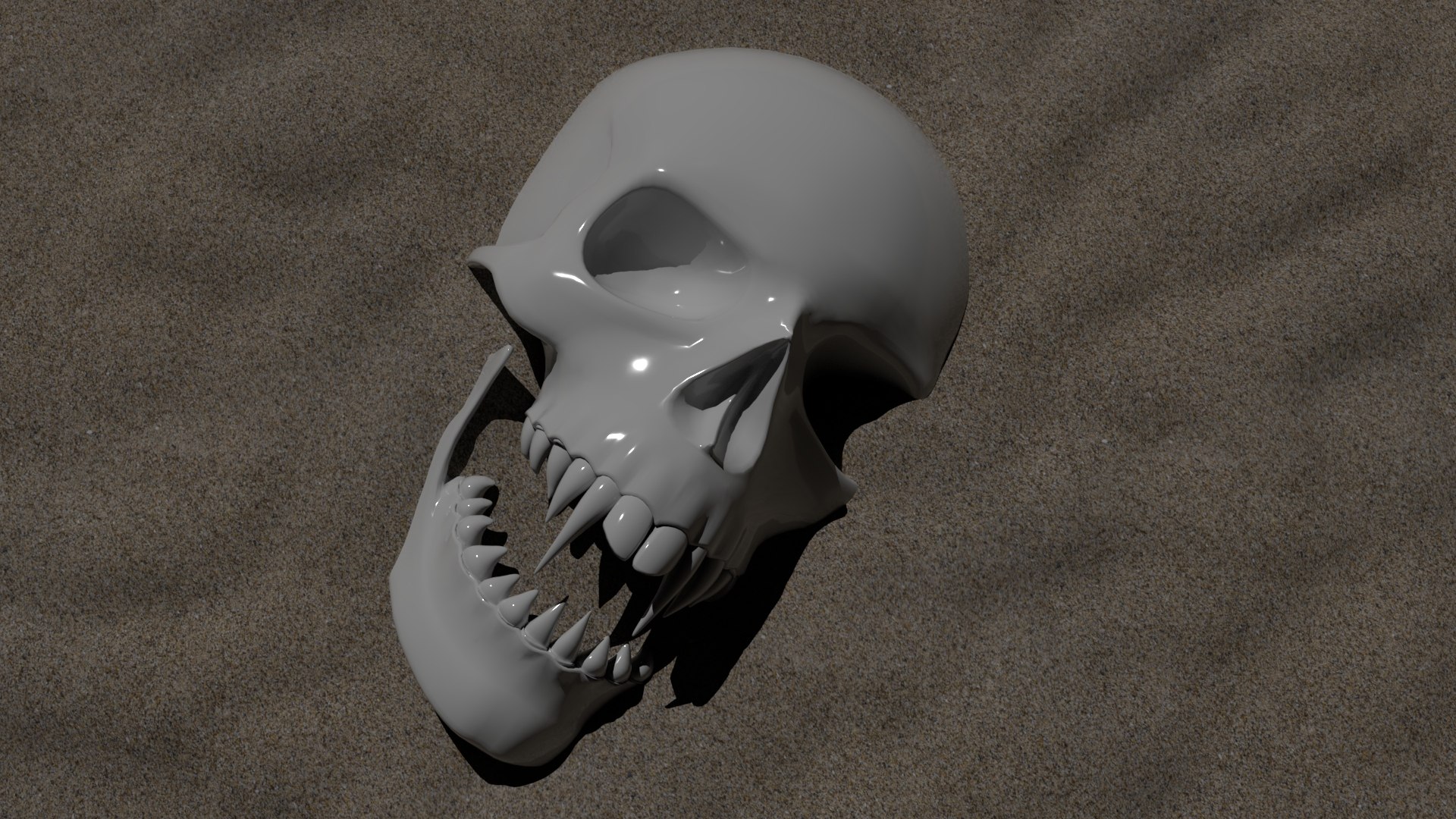 Horror Skull 3D Model - TurboSquid 1374044