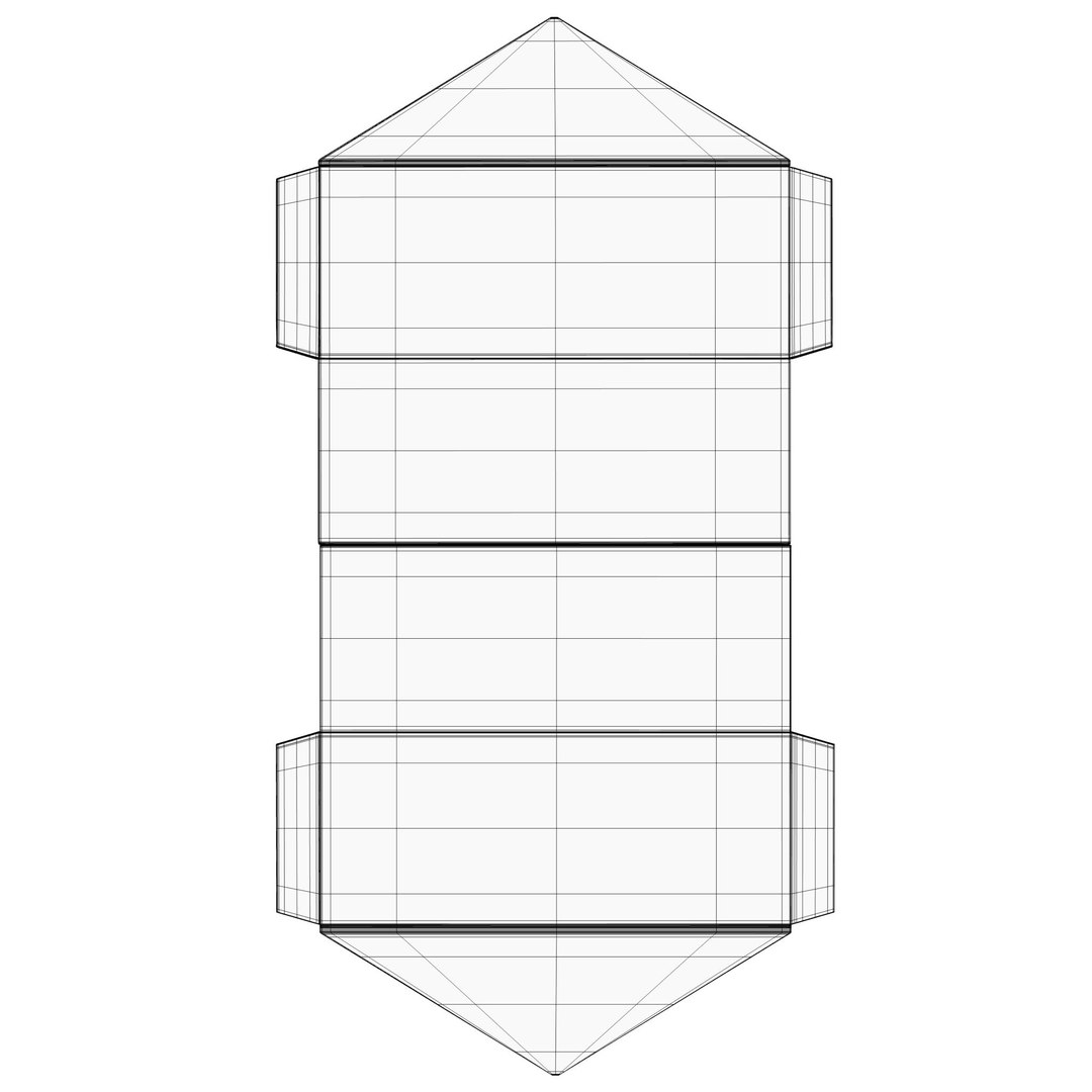 Rectangular envelope closed 3D model - TurboSquid 1370296