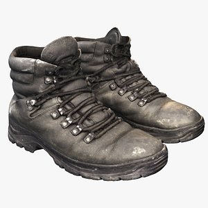 Old winter boots scanned 8k