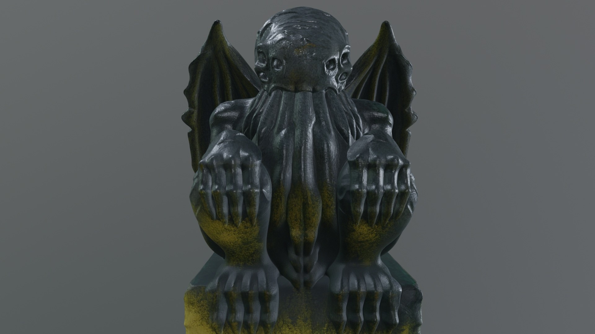 3D Cthulhu Statue - TurboSquid 2523422