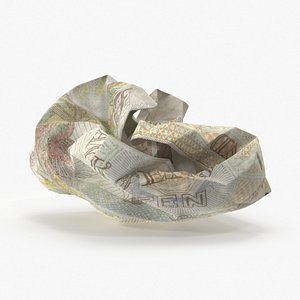 10 Pound Note Crumpled Ball