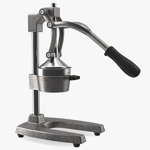 manual juice squeezer rigged 3D model