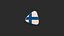 3D Finland Flag Icon model