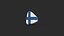 3D Finland Flag Icon model