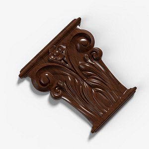3D model Carved decor KP 028