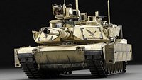 M1A2 SEP v2 Abrams Remake With 11 Camo and Mine Trawl