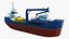 Salvage Vessel Crane Workboat Marine Recovery Vessel