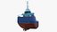 Salvage Vessel Crane Workboat Marine Recovery Vessel