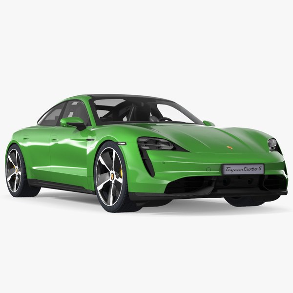 3D porsche taycan turbo s model