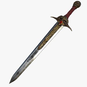 Fantasy Sword RPG Italian Dagesse Cinquedea Sword Knife One Handed Machete Blade Shortsword Dagger
