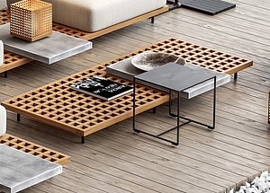 3D Camping Patio Furniture Outdoor sofa Beach Umbrella