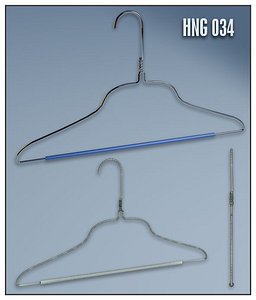 3d clothes hanger model