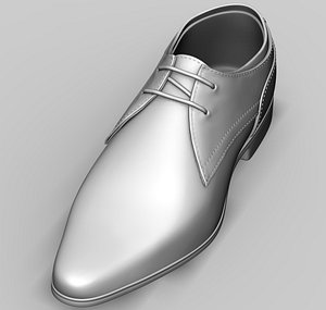 3D model mens shoes