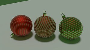 3D christmass balls