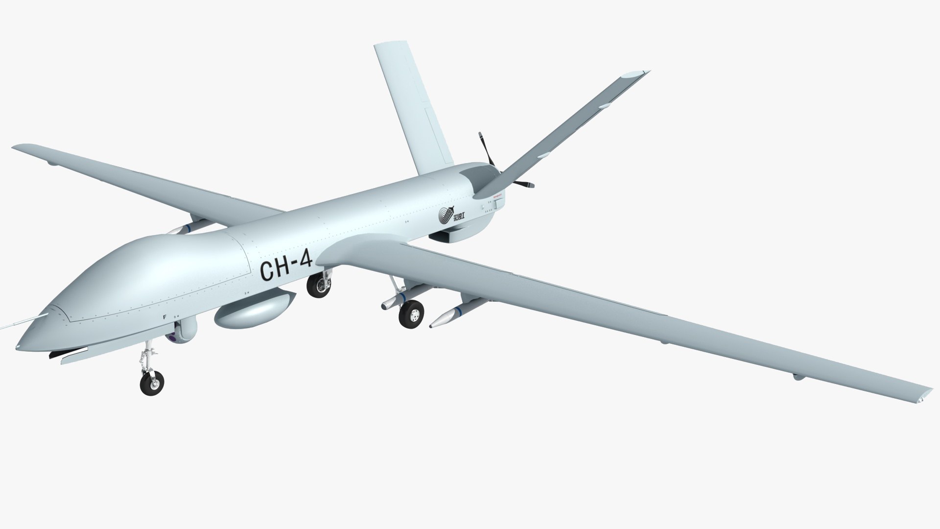 3D CH-4 UAV - TurboSquid 2249269