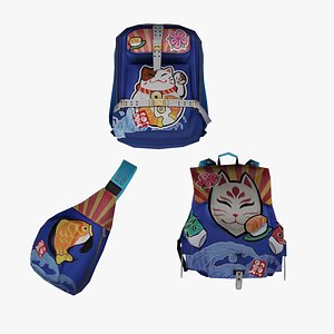 bag 3x Sushikiller Backpack 3D model