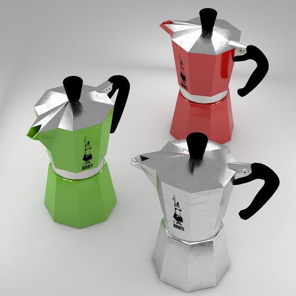 3D Moka Pot Macchinetta