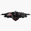 Large Scifi Space Cruiser