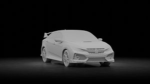 3D Honda Civic Type R 2018